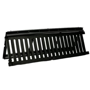 Grelha Linear com Aro 15x50 Preta Jmais