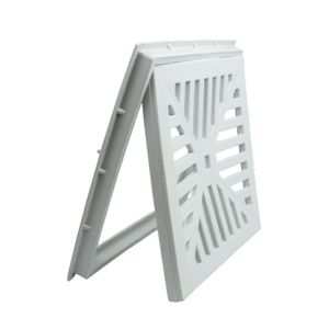 Grelha Linear com Aro 20x20 Branca Jmais