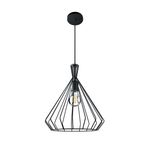Pendente-Beat-1XE27-Rose-Preto-Fosco-Orluce