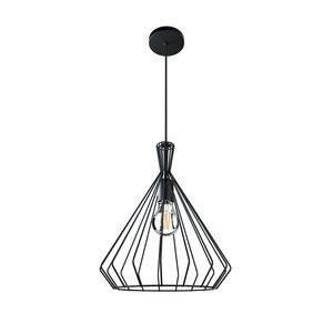 Pendente Beat 1XE27 Rose Preto Fosco Orluce