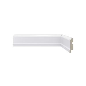 Rodapé 478 Branco 240X5X1,5 Santa Luzia