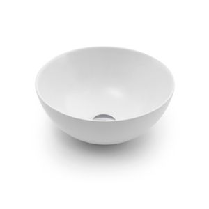 Cuba de Apoio Redonda Branca 32cmx13cm Docol
