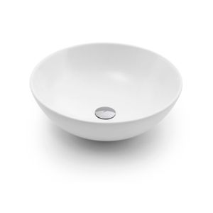 Cuba de Apoio Redonda Branca 40cmx15cm Docol