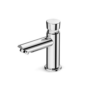 Torneira de Mesa para Lavatório Bica Baixa Fechamento Automático Ecopress Cromada Celite