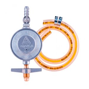 Regulador para Gás de Cozinha 504/01 c/ Mangueira Aliança