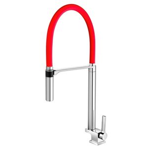 Torneira De Mesa Para Cozinha Bica Alta Doc Vermelho Docol