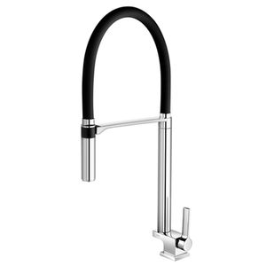 Torneira De Mesa Para Cozinha Bica Alta Doc Preto Docol