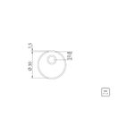 Cuba-De-Embutir-Redonda-Para-Cozinha-Alto-Brilho-30X30X16cm-Luna-30-Aco-Inox-Tramontina-203555