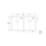 Cuba-Dupla-De-Embutir-77X40-Com-Valvula-Aco-Inox-Scotch-Brite-Design-Collection-Quadrum-Tramontina-673587
