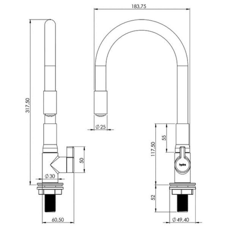 Torneira-1167-de-Mesa-para-Cozinha-Hydramotion-Flex-Vermelha-Hydra-731591