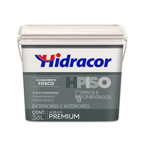 Tinta Hpiso Preto 3,6L Hidracor