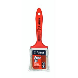 Trincha 315/6 Plumatek 2.1/2" Vermelho Atlas