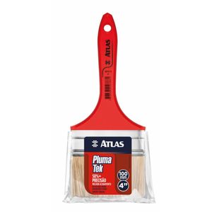 Trincha AT315/9 Plumatek 4" Vermelho Atlas