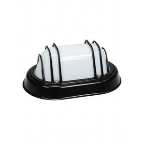Luminária Tartaruga Oval Preta Taschibra