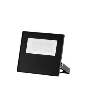 Refletor TR Led Slim 30W Preto 6500K Branca Taschibra