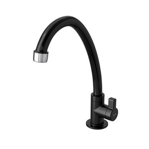 Torneira de Mesa para Cozinha 1167.PTHPL Hydraplus Preta Hydra Corona