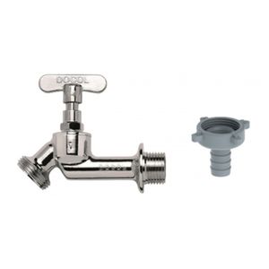 Torneira De Parede Para Tanque/Jardim Angular 1122 1/2" e 3/4" Latão Docol