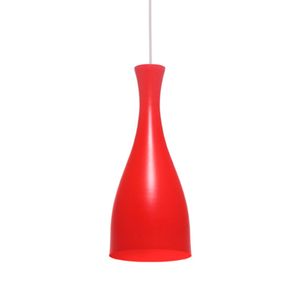 Pendente de Alumínio TD1003 Design 1XE27 Vermelho Fosco Taschibra