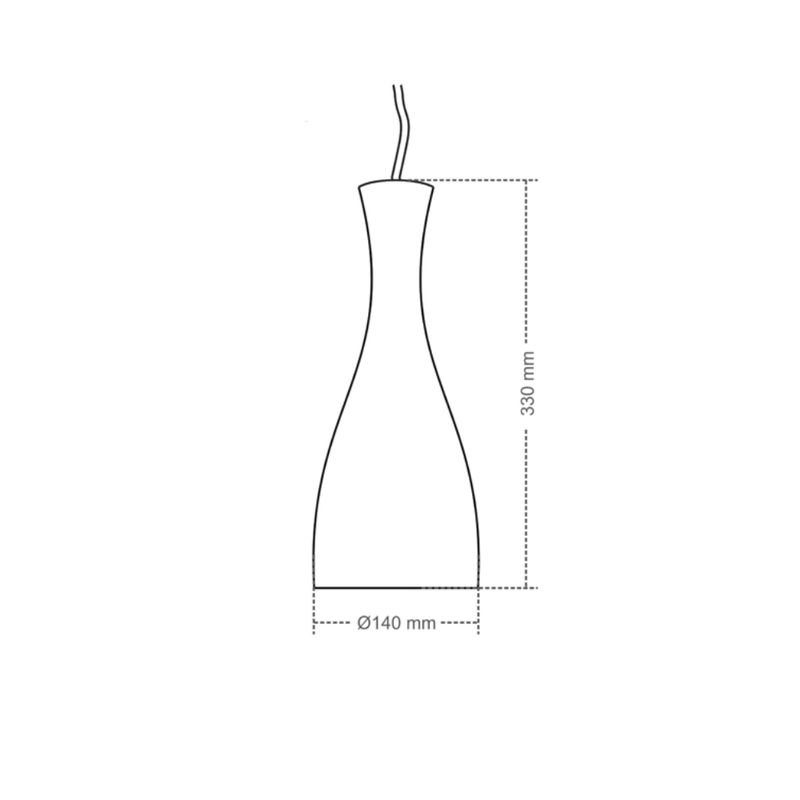Pendente-de-Aluminio-TD1003-Design-1XE27-Vermelho-Fosco-Taschibra