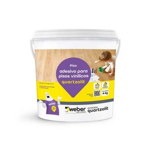 Cola para Piso Vinílico 4kg Quartzolit