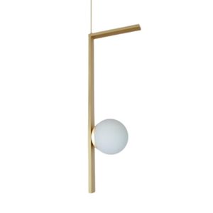Pendente Less V 25x75 Champagne 1XG9 Itamonte