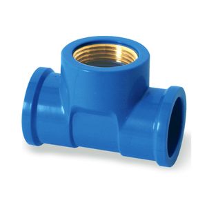 Tê Soldável Bucha de Latão 25mm x 1/2" Krona