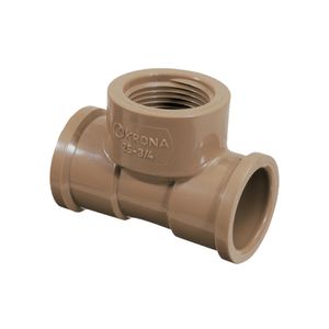 Tê LR 32mm x 3/4" Soldável com Rosca Krona