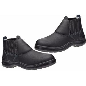 Bota de Couro com Elástico Número 40 Preta Marluvas