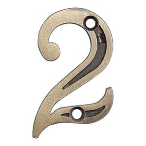 Número para Apartamento NR.2 Zamac LO União Mundial