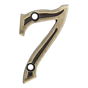 Número para Apartamento NR.7 Zamac LO União Mundial