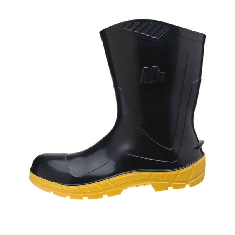 Bota-de-PVC-Vulcaflex-Numero-43-Preta-com-Amarelo-Marluvas