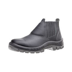 Bota de Couro e Elástico Número 38 Preta Marluvas