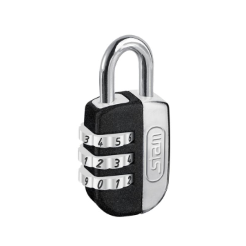 Cadeado-20mm-com-Segredo-Preto-Fosco-Stam