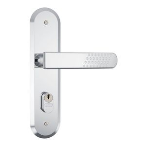 Fechadura 1801/21 Externa com Maçaneta  Inox Cromado Stam