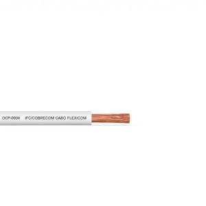 Cabo Flexicom Antichama Branco 1,50mm x 1m Cobrecom