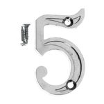 Numero-para-Apartamento-NR.5-Cromado-Uniao-Mundial