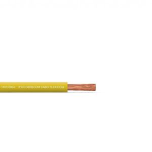 Cabo Flexicom Antichama Amarelo 2,50mm x 1m Cobrecom