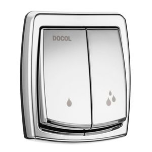 Acabamento para Válvula de Descarga Salvágua Box Cromada Docol