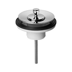 Válvula de Saída D'Água Universal com Tampa de Metal 1' Luxo Cromado Docol