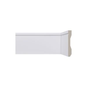 Rodapé LEV102 Branco 13x100mm Santa Luzia