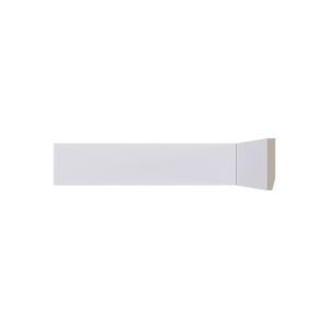 Rodapé LEV51 Branco 8x50mm Santa Luzia