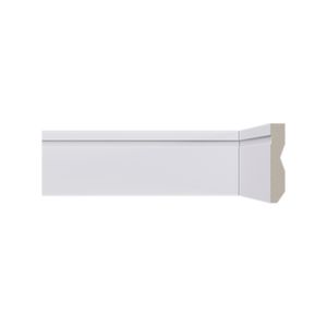 Rodapé LEV72 Branco 13x70mm Santa Luzia