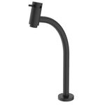 Torneira-de-Mesa-Bica-Alta-para-Lavatorio-Basic-Preto-Matte-Celite