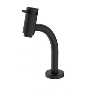 Torneira de Mesa Bica Baixa para Lavatório Basic Preto Matte Celite