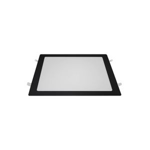 Painel Led 24w Embutir Quadrado 292mm Preto 6500K Branca Blumenau