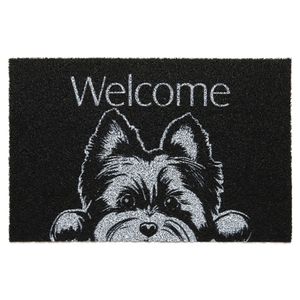 Tapete Vinil 40X60cm Pet Dog Welcome Yorkshire Kapazi
