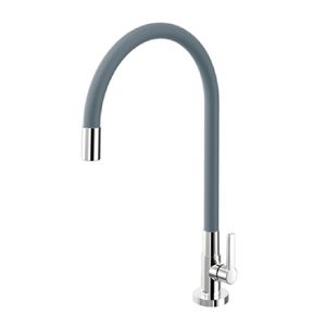Torneira De Mesa Para Cozinha Bica Móvel Galiflex Cinza Docol