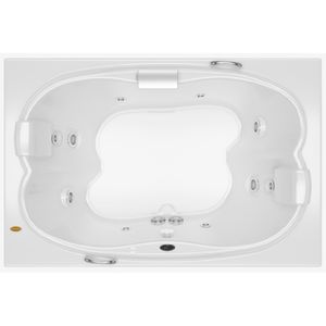 Banheira Designer 183cm x 120cm x 55cm Eura Dupla Jacuzzi