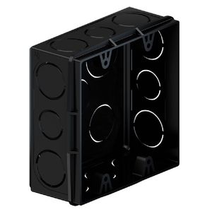 Caixa de Luz Quadrada 4x4 Preta Tigre
