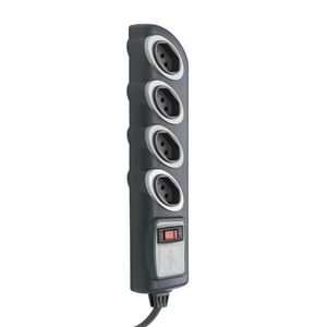 Filtro de Linha 4 Tomadas Circuit Breaker 1,3m Grafite Daneva Pial Legrand